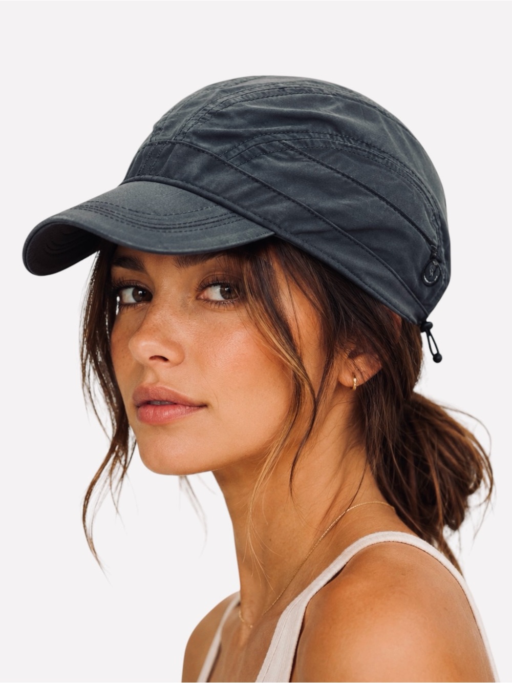 Lululemon - Speedy Run Hat – Black Running Cap Reflective Adjustable - OS
